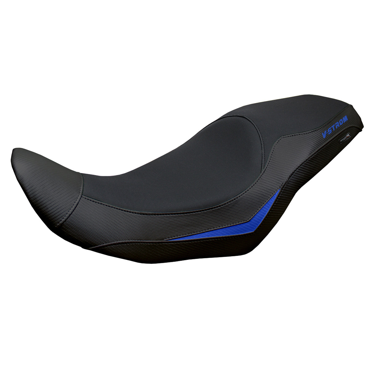Tappezzeria Italia Suzuki Vstrom 800 DE SE 2023-2025 Seat Cover in Black and Blue