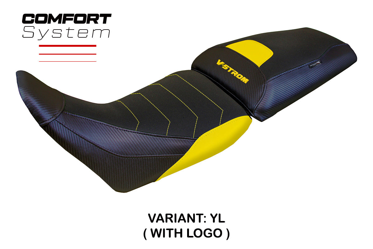 Tappezzeria Italia Suzuki V-Strom 1050 2020-2025 Seat Cover Comfort in Yellow