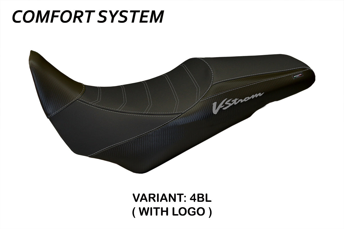 Tappezzeria Italia Suzuki VStrom 1000 2014-2019 Seat Cover Comfort in Black