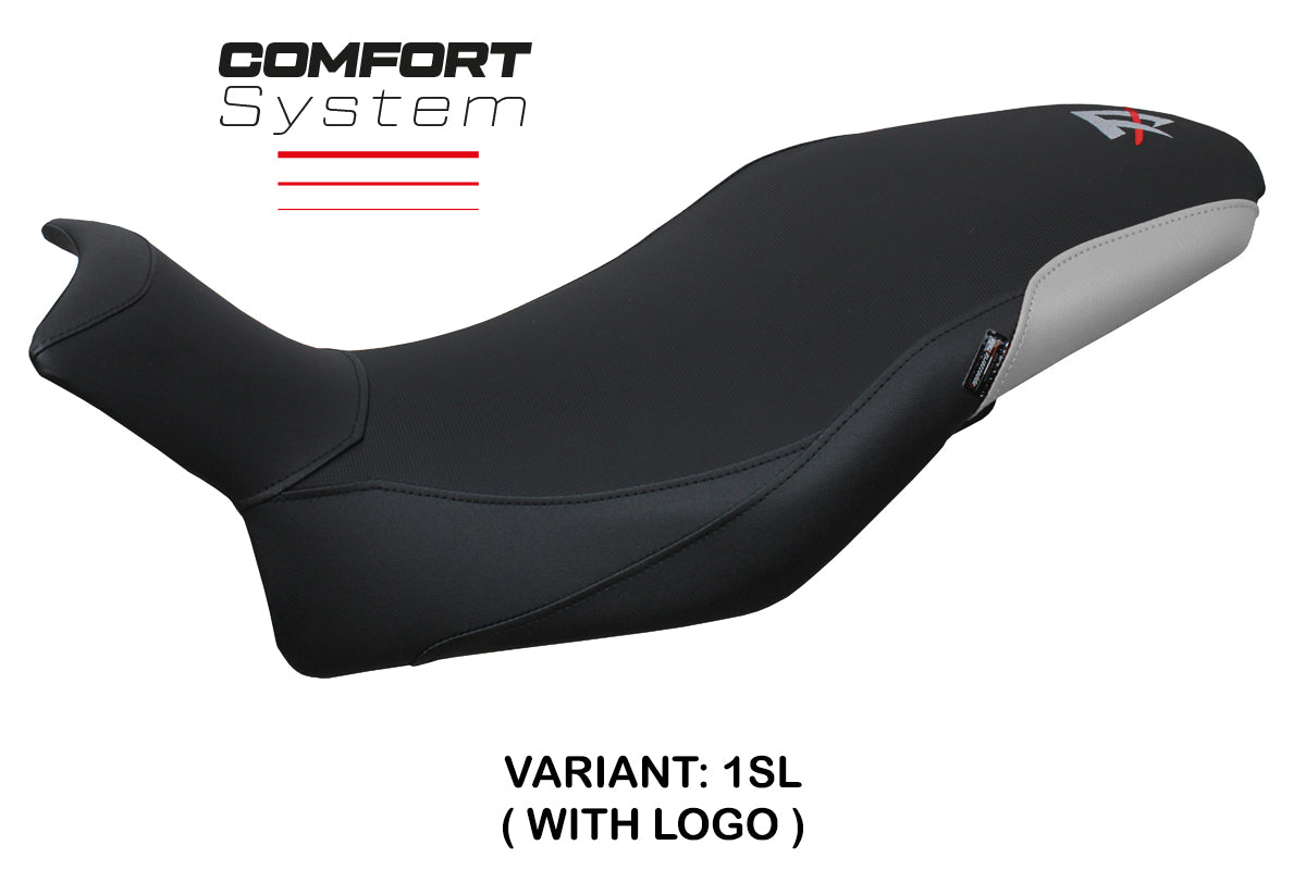 Tappezzeria Italia Suzuki Katana 2019-2025 Seat Cover Comfort in Silver and Black