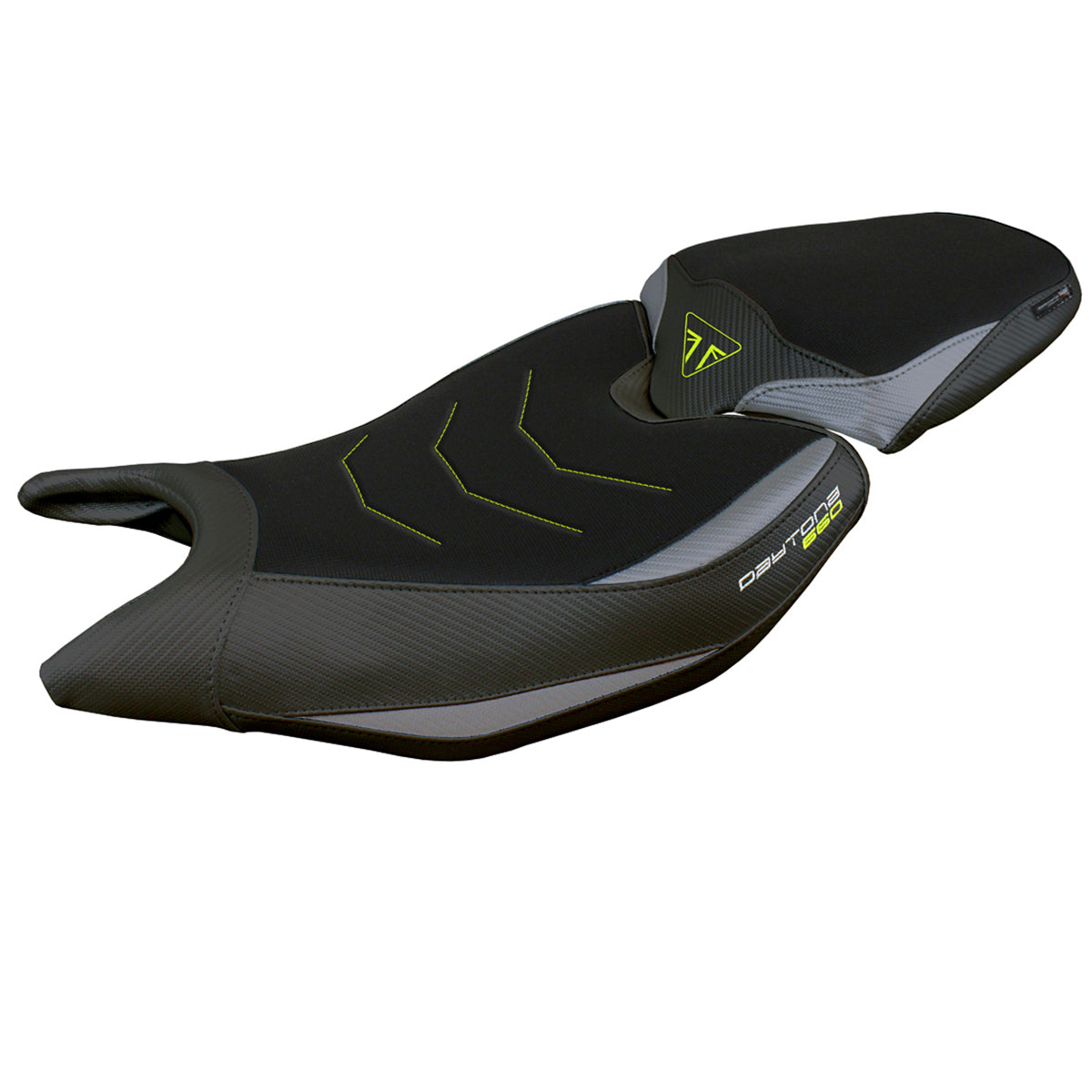 Tappezzeria Italia Triumph Daytona 660 2024-2025 Seat Cover Comfort Grey Yellow Black