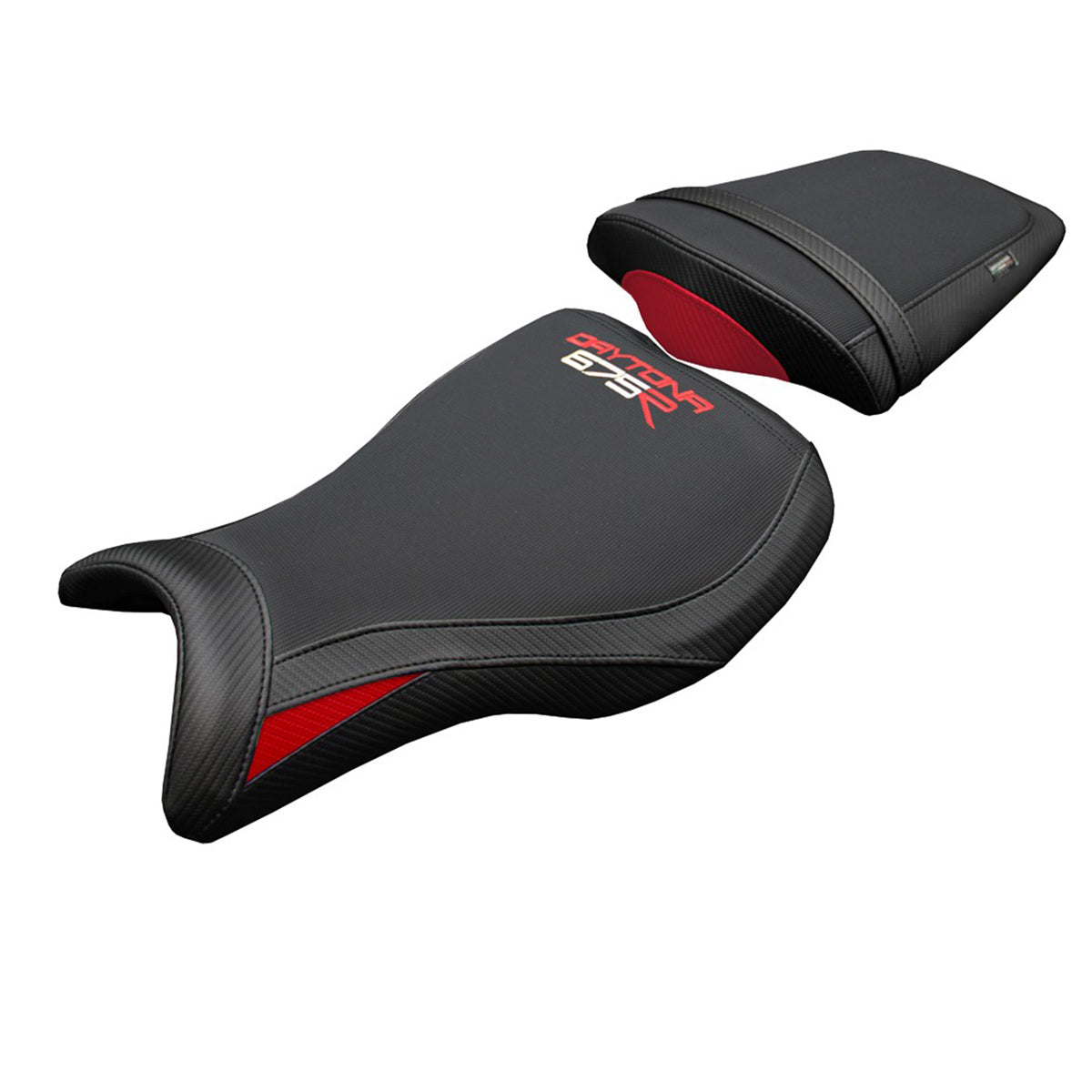 Tappezzeria Italia Triumph Daytona 675R 2006-2011 2012 Seat Cover Comfort Red Black