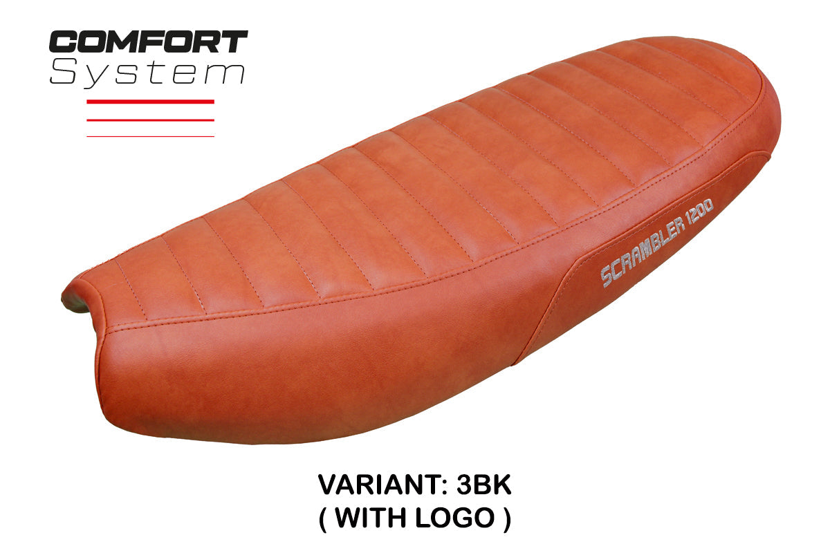 Tappezzeria Italia Triumph Scrambler 1200 2019-2025 Seat Cover Comfort in Brick