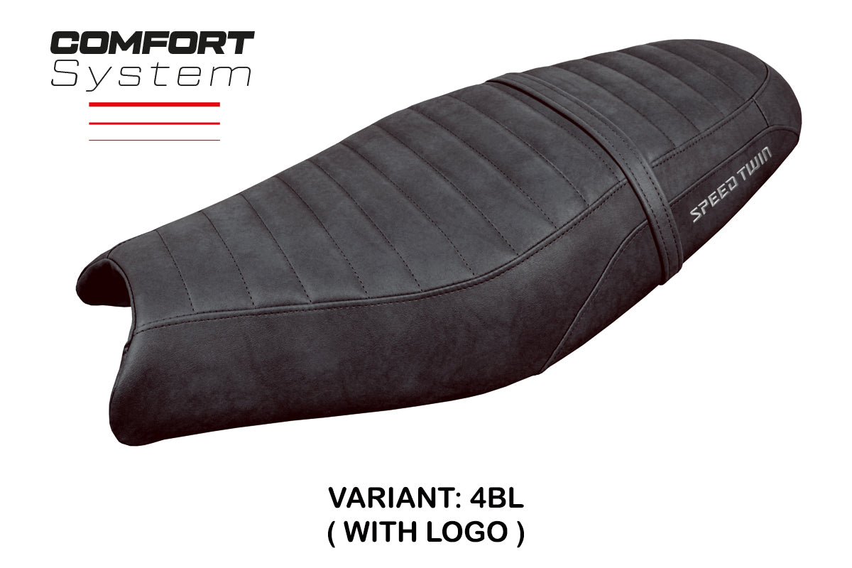 Tappezzeria Italia Triumph Speed Twin 900 2019-2025 Seat Cover Comfort in Black
