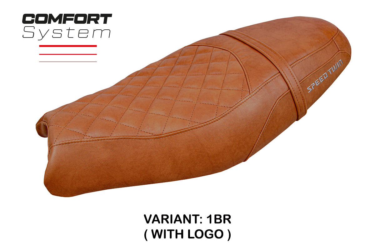Tappezzeria Italia Triumph Speed Twin 900 2019-2025 Seat Cover Comfort Brown SE