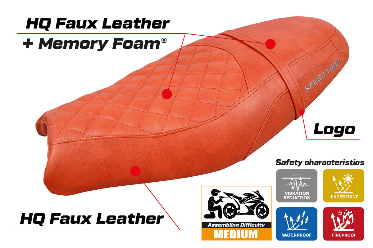 Tappezzeria Italia Triumph Speed Twin 900 2019-2025 Seat Cover Comfort Brick SE