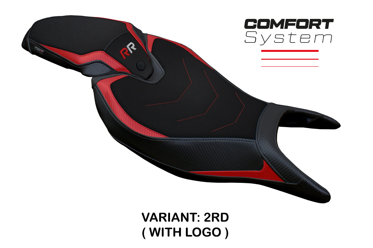 Tappezzeria Italia Triumph Speed Triple 1200 RR 2022-2025 Seat Cover Comfort in Red and Black