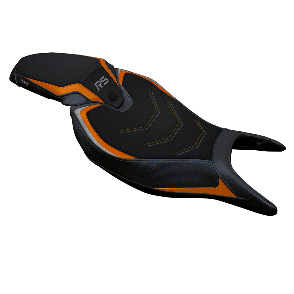 Tappezzeria Italia Triumph Speed Triple 1200 RS 2022-2025 Seat Cover Comfort in Orange and Gray