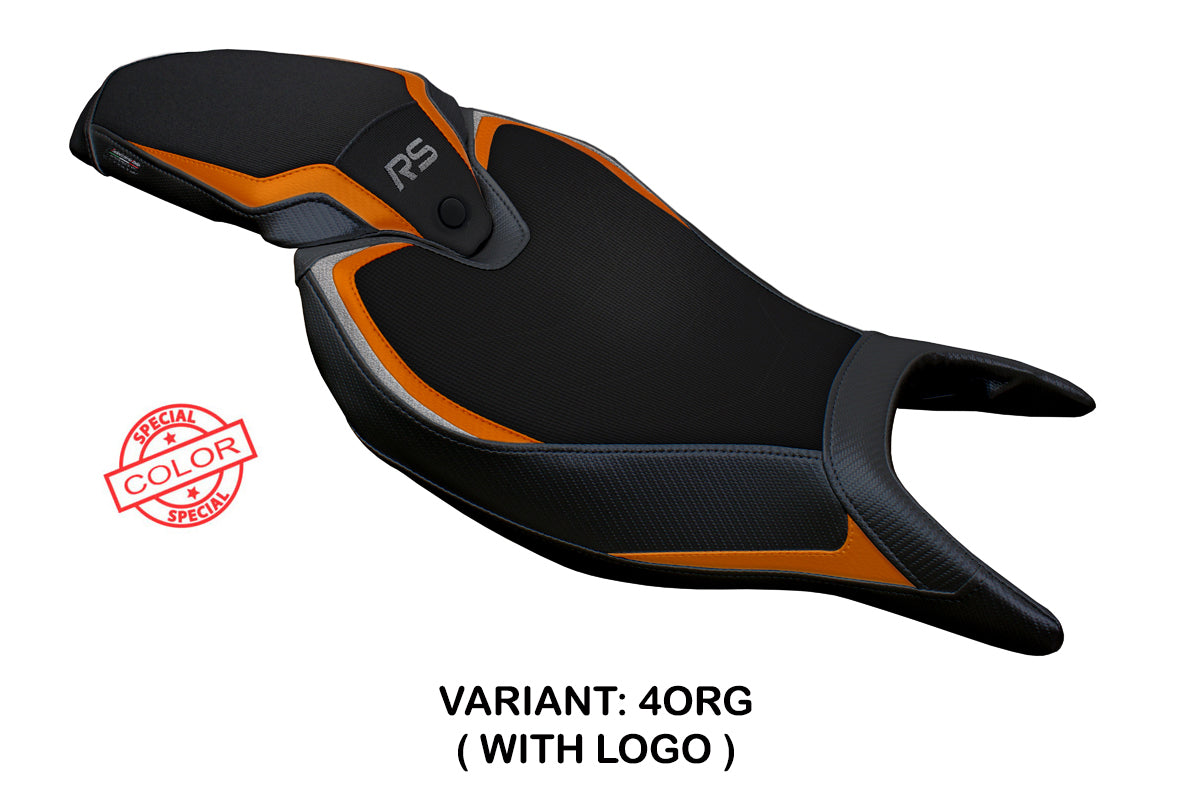 Tappezzeria Italia Triumph Speed Triple 1200 RS 2022-2025 Seat Cover in Orange Grey and Black
