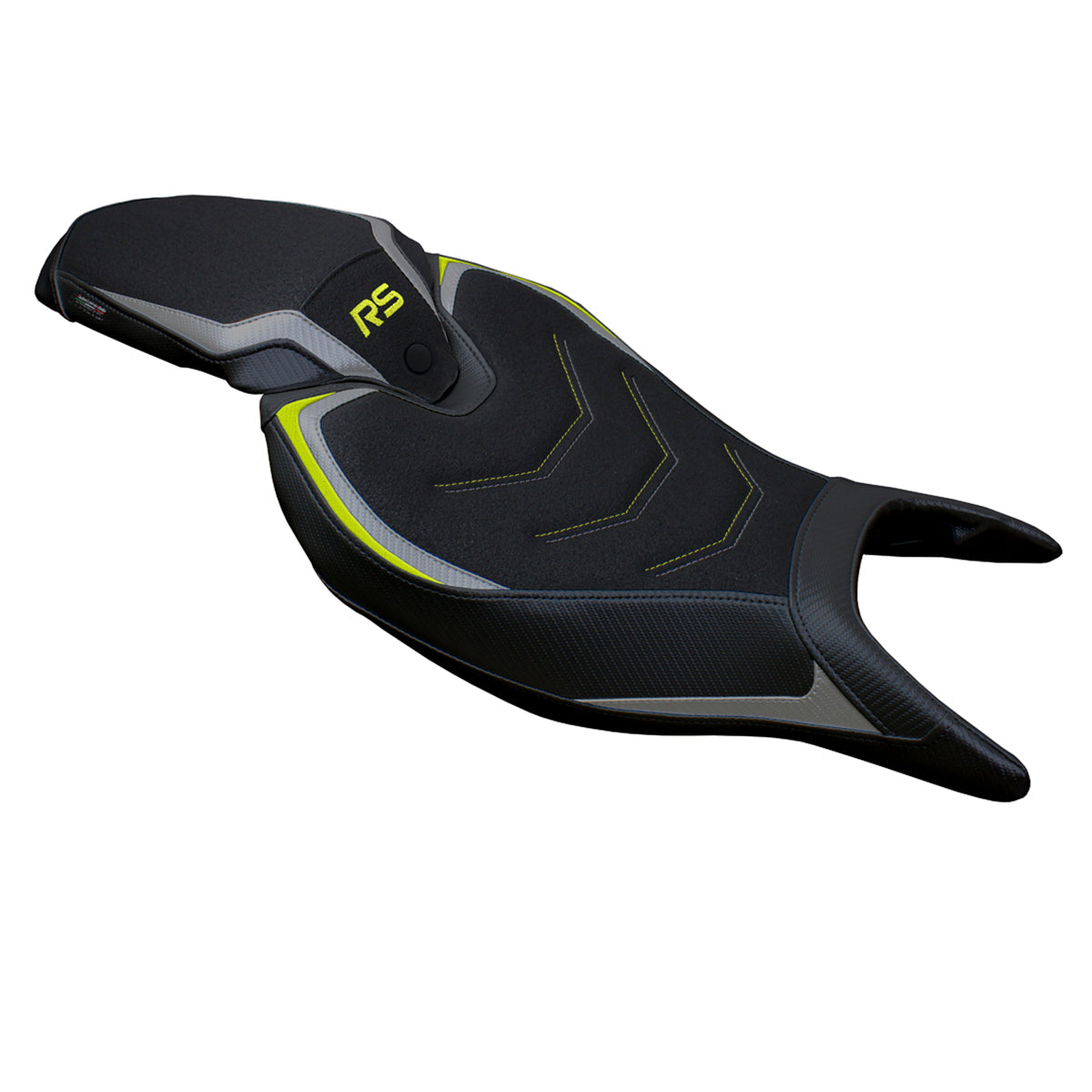 Tappezzeria Italia Triumph Speed Triple 1200 RS 2022-2025 Seat Cover Ultragrip in Grey and Yellow