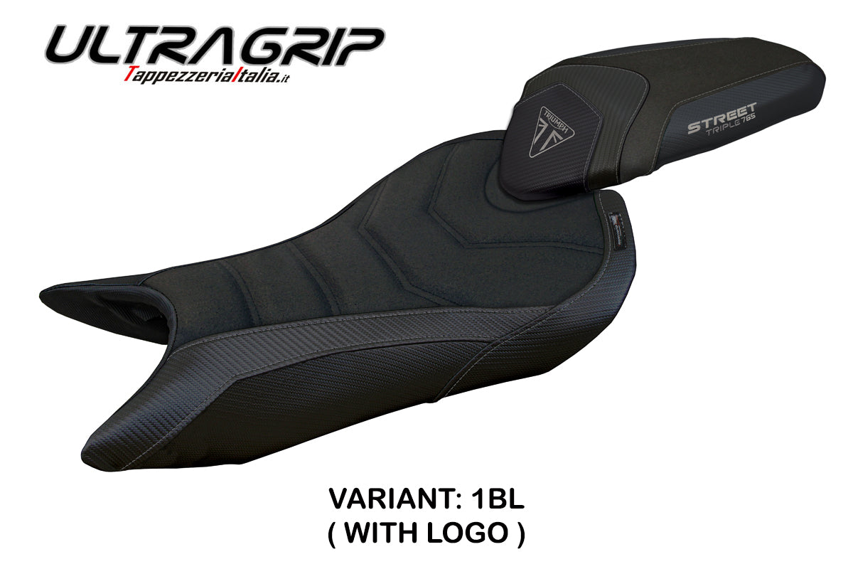 Tappezzeria Italia Triumph Street Triple 765 2023-2025 Seat Cover Ultragrip in Black