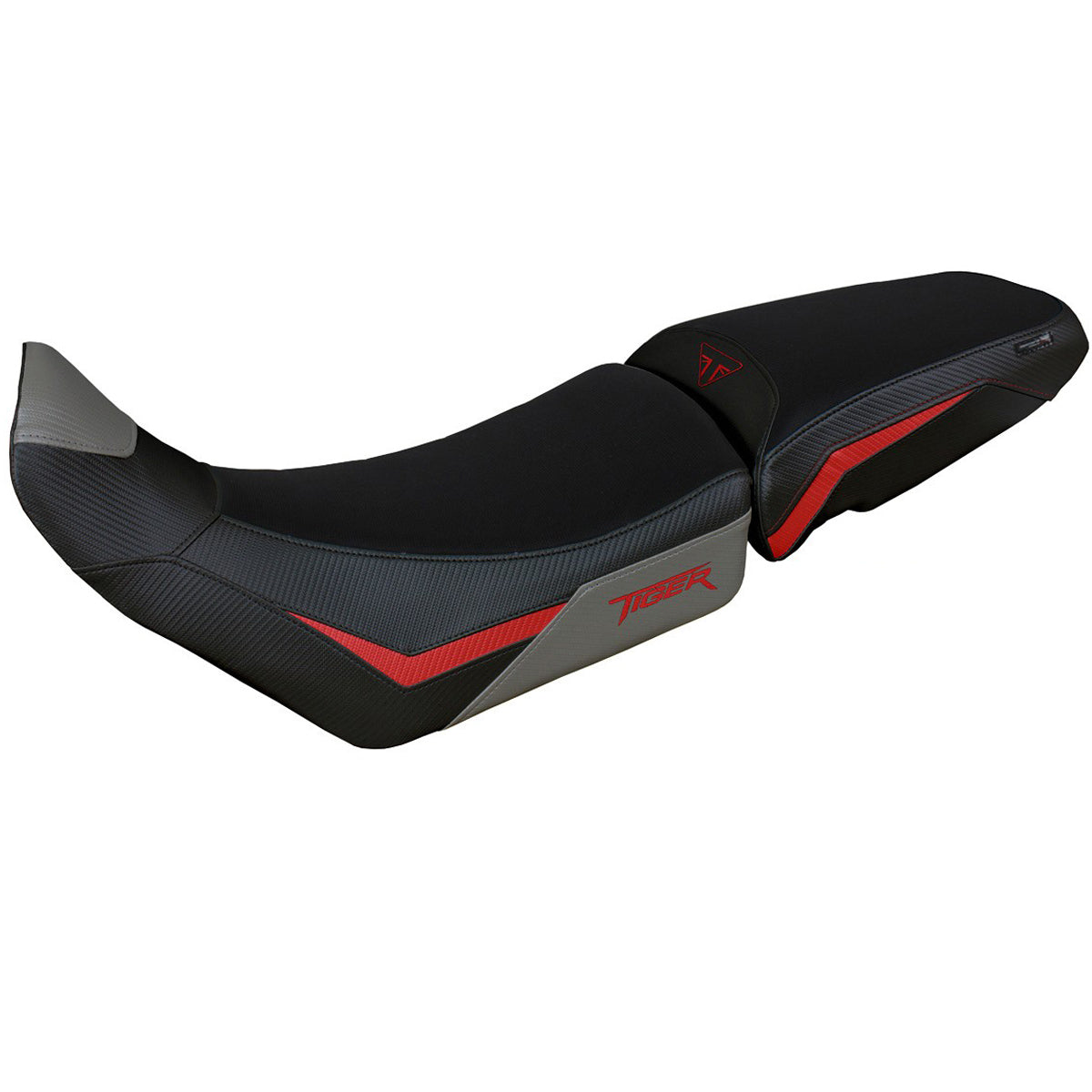 Tappezzeria Italia Triumph Tiger 850 Sport 2021-2025 Seat Cover Red Grey Black