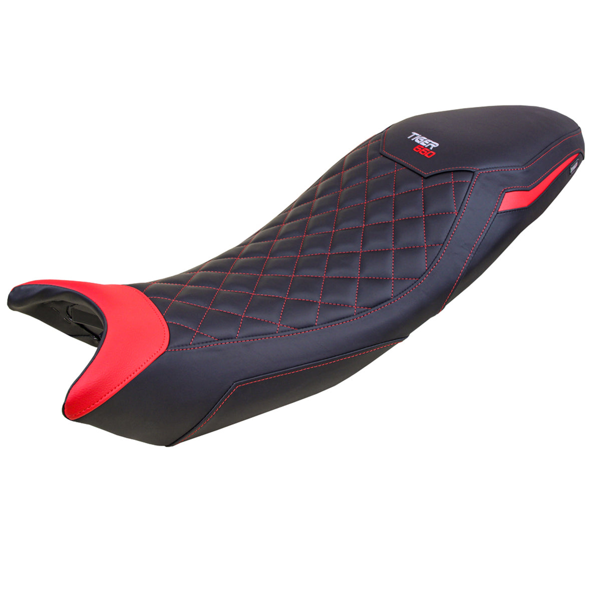 Tappezzeria Italia Triumph Tiger 660 2021-2025 Seat Cover Comfort in Black and Red SE