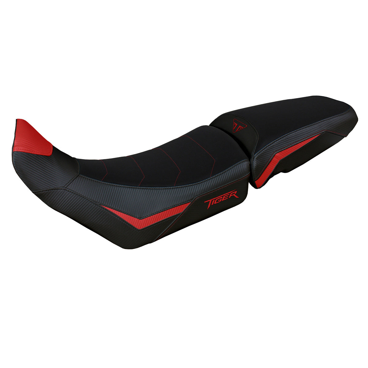 Tappezzeria Italia Triumph Tiger 900 2020-2023 Seat Cover Comfort in Red and Black