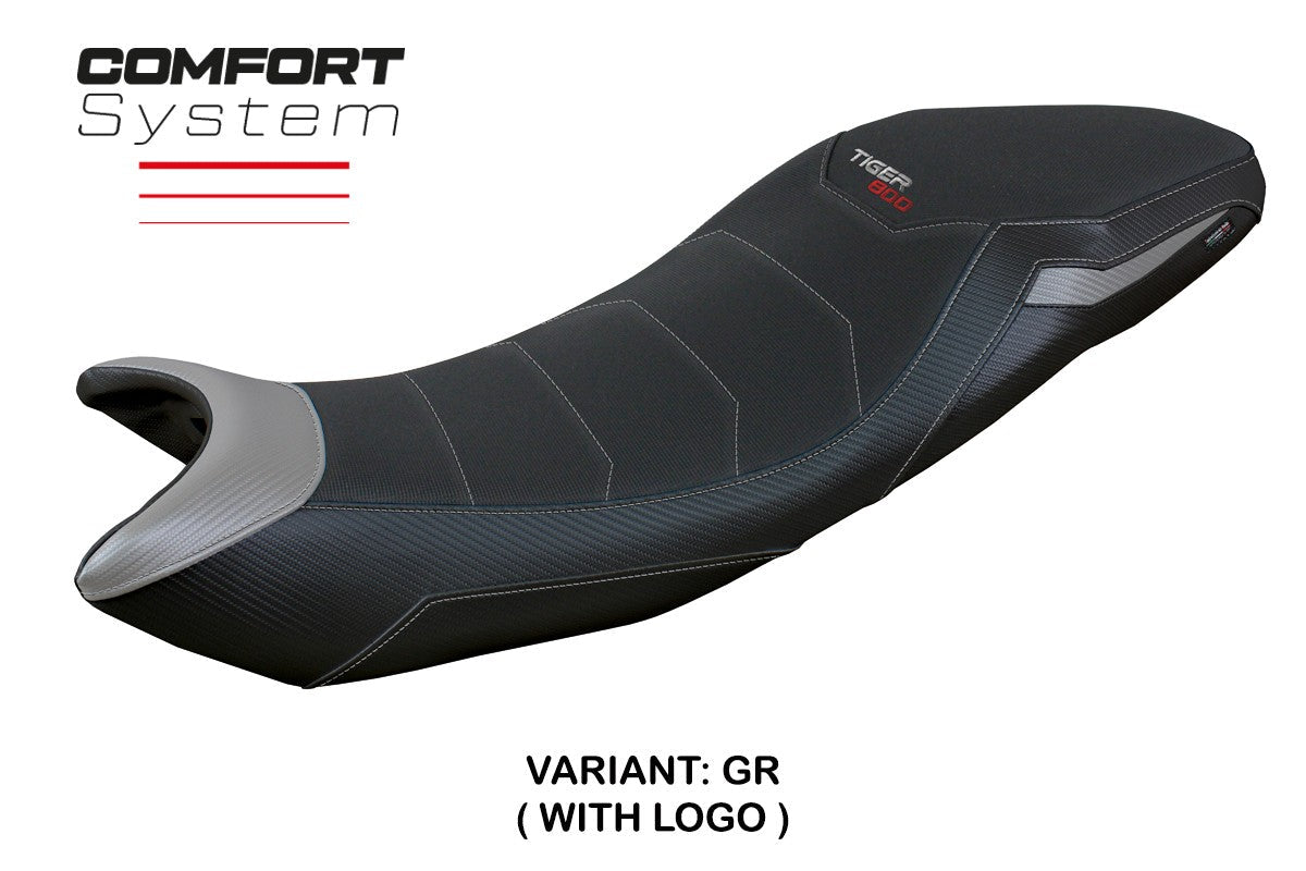 Tappezzeria Italia Triumph Tiger Sport 800 2025 Seat Cover Comfort Grey Black