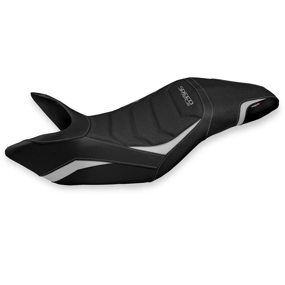 Tappezzeria Italia Triumph Speed Triple 2011-2015 Seat Cover Ultragrip in Silver