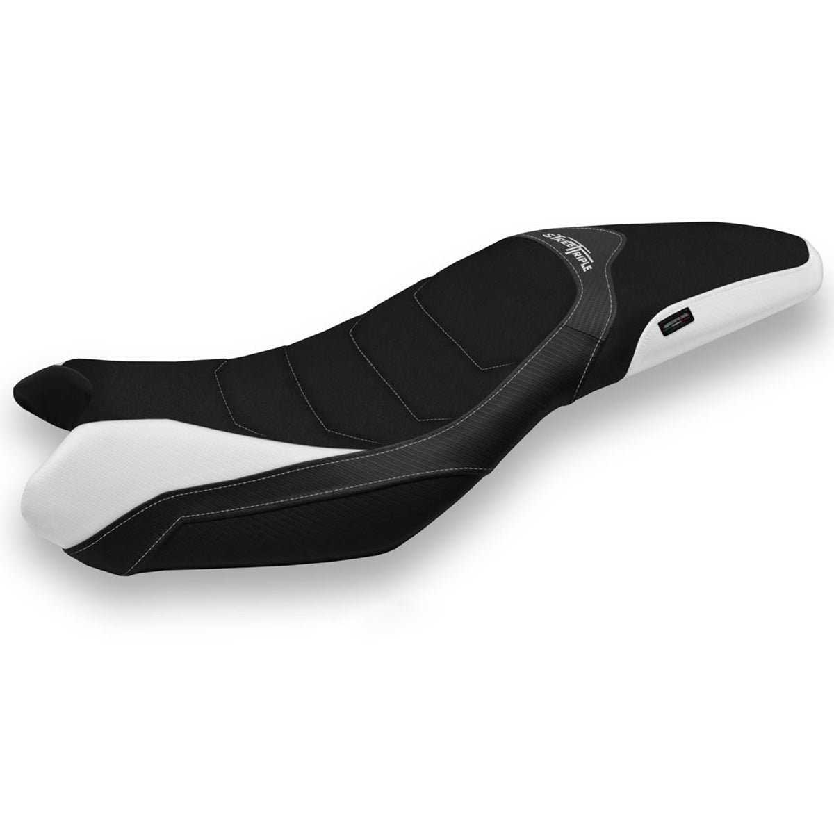 Tappezzeria Italia Triumph Street Triple 675 2013-2016 Seat Cover Ultragrip in White