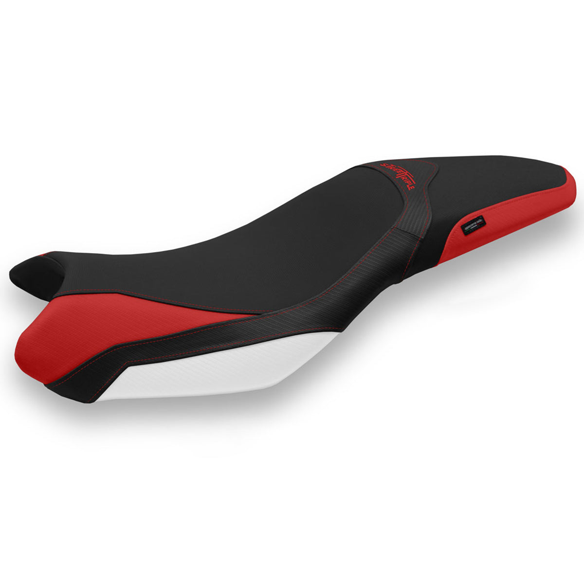 Tappezzeria Italia Triumph Street Triple 675 2013-2016 Seat Cover in Red White and Black