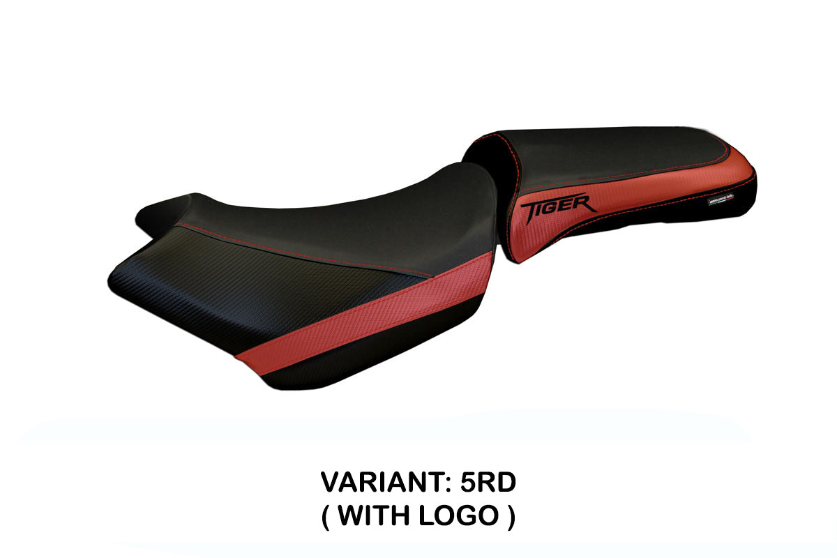 Tappezzeria Italia Triumph Tiger 1200 2011-2021 Seat Cover in Red Black