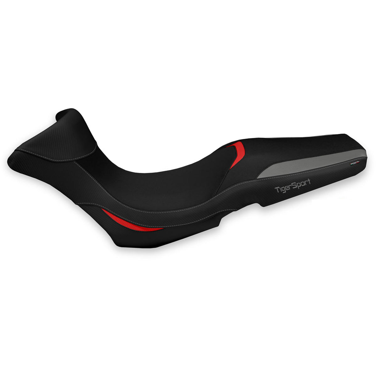 Tappezzeria Italia Triumph Tiger 1050 Sport 2013-2020 Seat Cover in Grey and Red