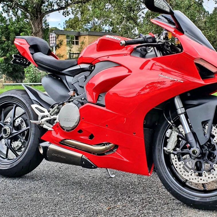 Vandemon Titanium Belly Slip-On Ducati V2 Panigale & Streetfighter 2019-24 DUCV2TIMUFFBELA VA-17