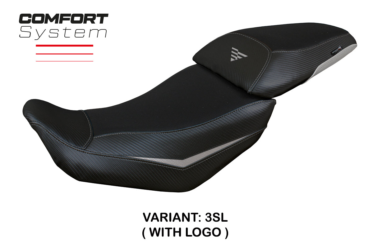 Tappezzeria Italia Voge Valico 500 DS DSX 2020-2024 Seat Cover Comfort in Silver