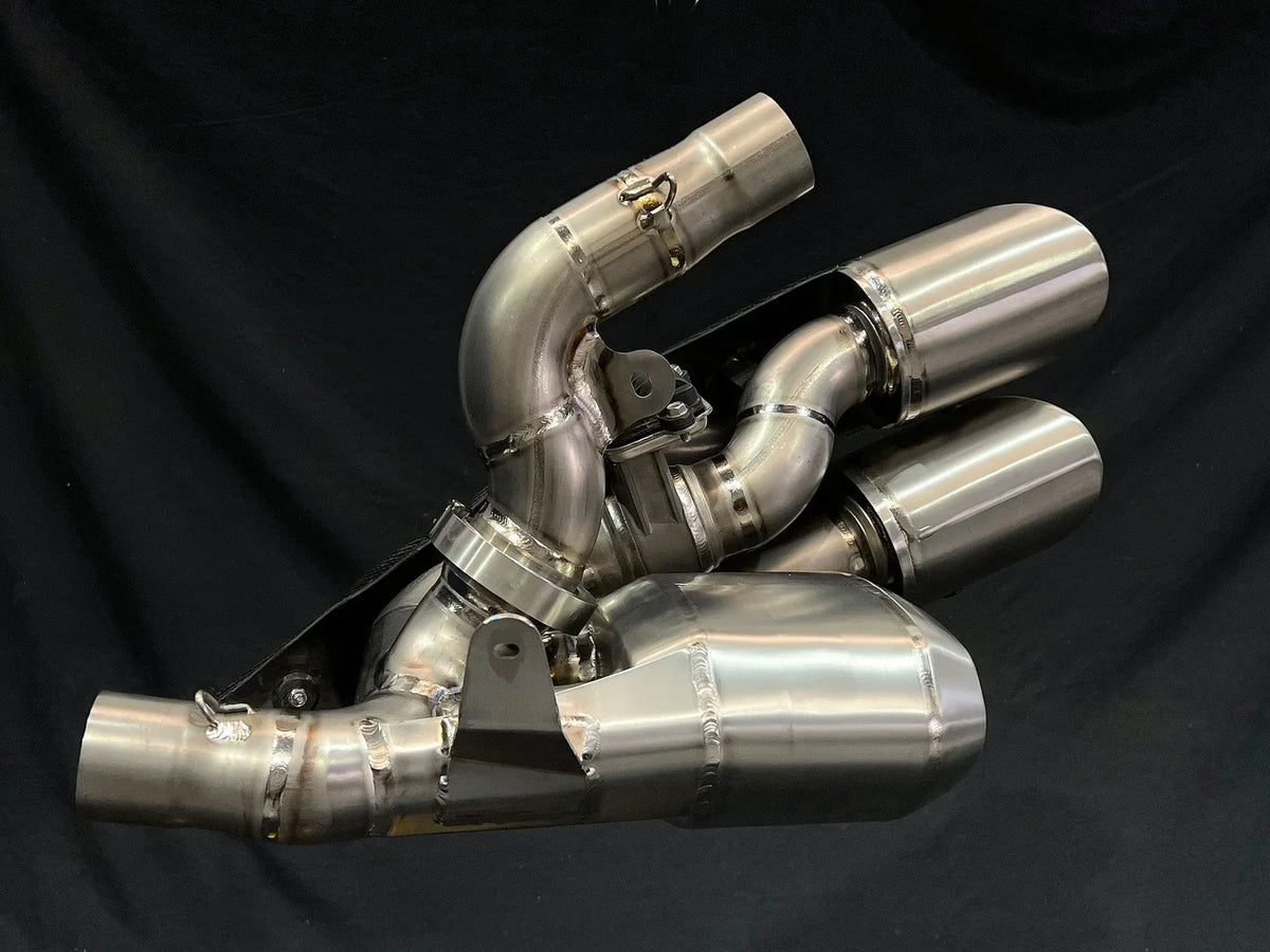 Vandemon Ducati X Diavel & Diavel S 1260 2016 -2022 Bimodal Stealth Titanium Slip-On DUCDVLTITANEXHWVA VA-46
