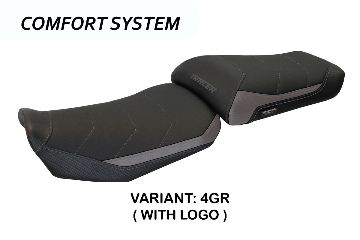 Tappezzeria Italia Yamaha Tracer 900 2015-2017 Seat Cover Comfort in Grey and Black
