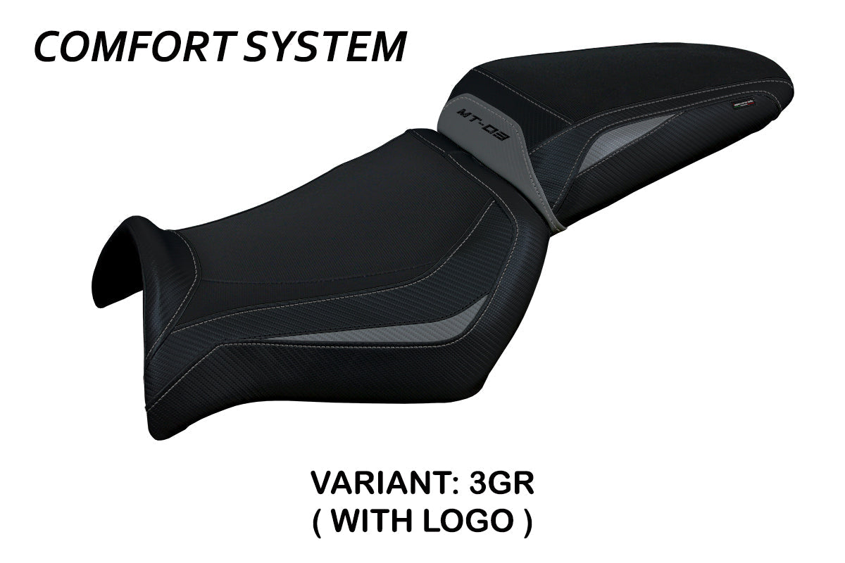 Tappezzeria Italia Yamaha MT-03 FZ03 2006-2014 Seat Cover Comfort in Grey