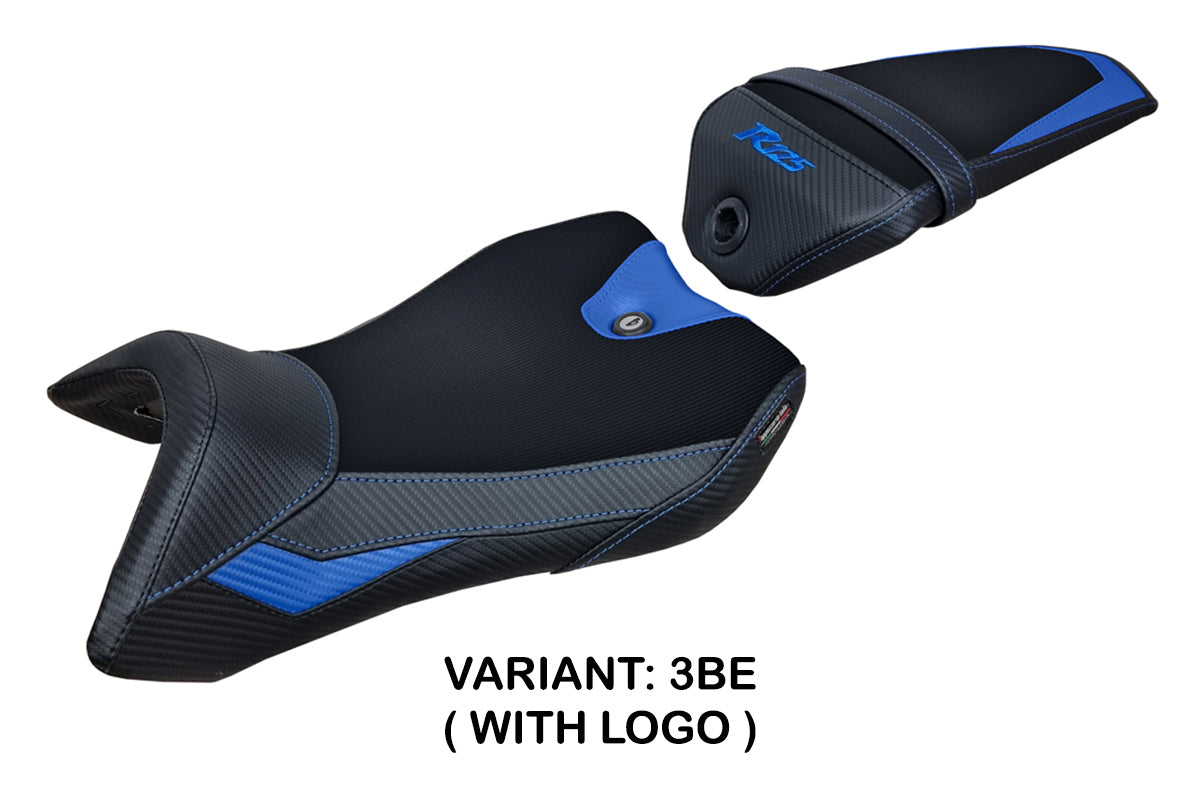 Tappezzeria Italia Yamaha YZF R125 2016-2018 Seat Cover in Blue and Black