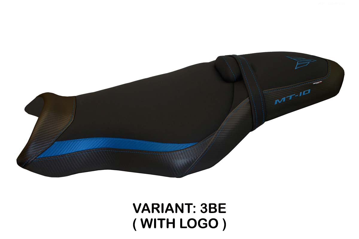Tappezzeria Italia Yamaha MT-10 FZ10 2017-2025 Seat Cover in Blue and Black