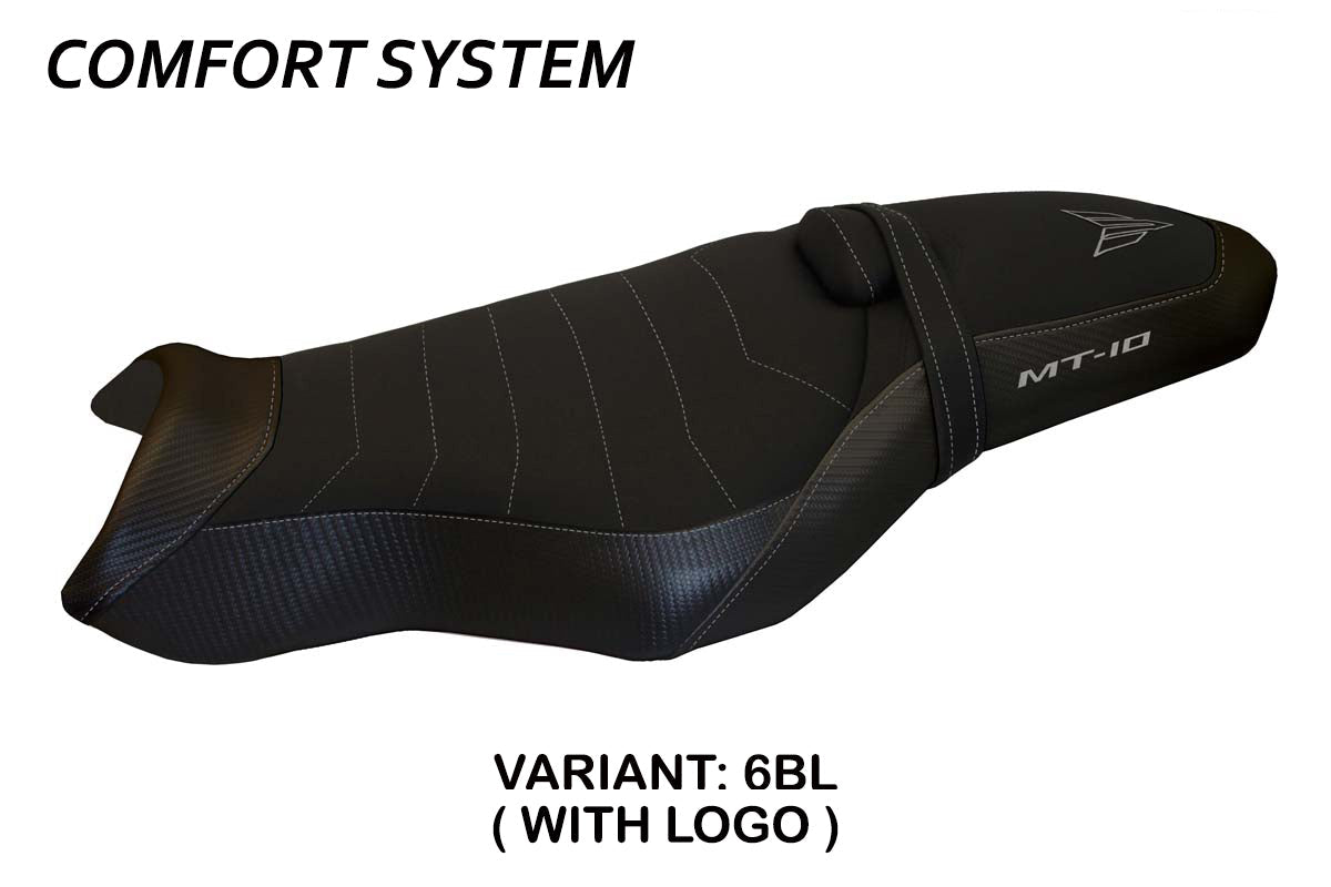 Tappezzeria Italia Yamaha MT-10 FZ10 2017-2025 Seat Cover Comfort in Black