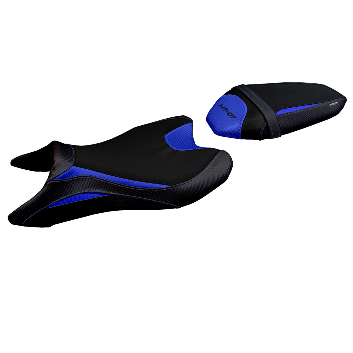 Tappezzeria Italia Yamaha MT-07 FZ07 2018-2024 Seat Cover in Blue and Black