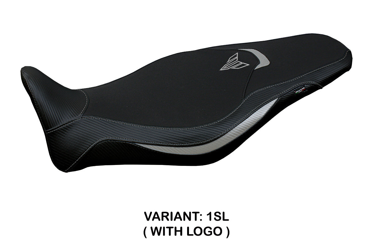 Tappezzeria Italia Yamaha MT-09 FZ09 2021-2023 Seat Cover in Silver and Black