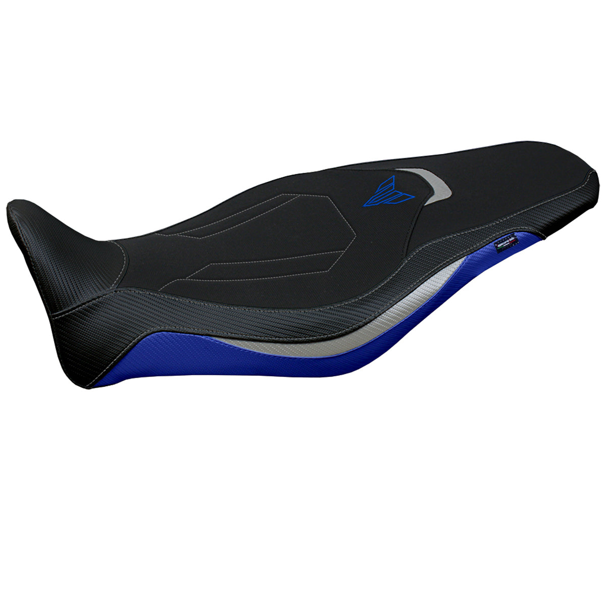 Tappezzeria Italia Yamaha MT-09 FZ09 2021-2023 Seat Cover Comfort in Blue, Silver and Black