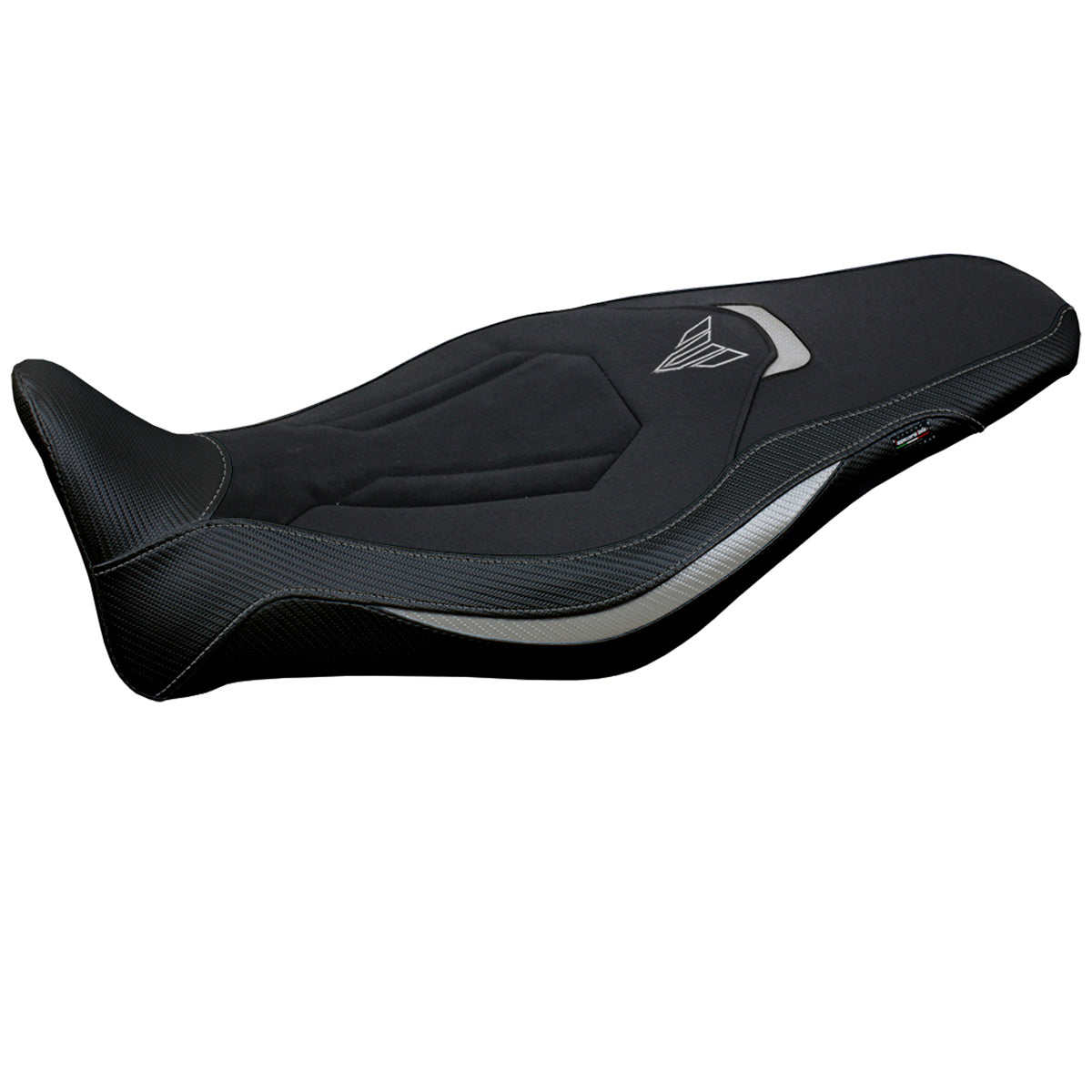 Tappezzeria Italia Yamaha MT-09 FZ09 2021-2023 Seat Cover Ultragrip in Silver and Black
