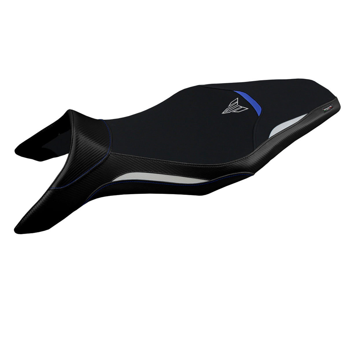 Tappezzeria Italia Yamaha MT-09 FZ09 2013-2020 Seat Cover Comfort in White and Blue