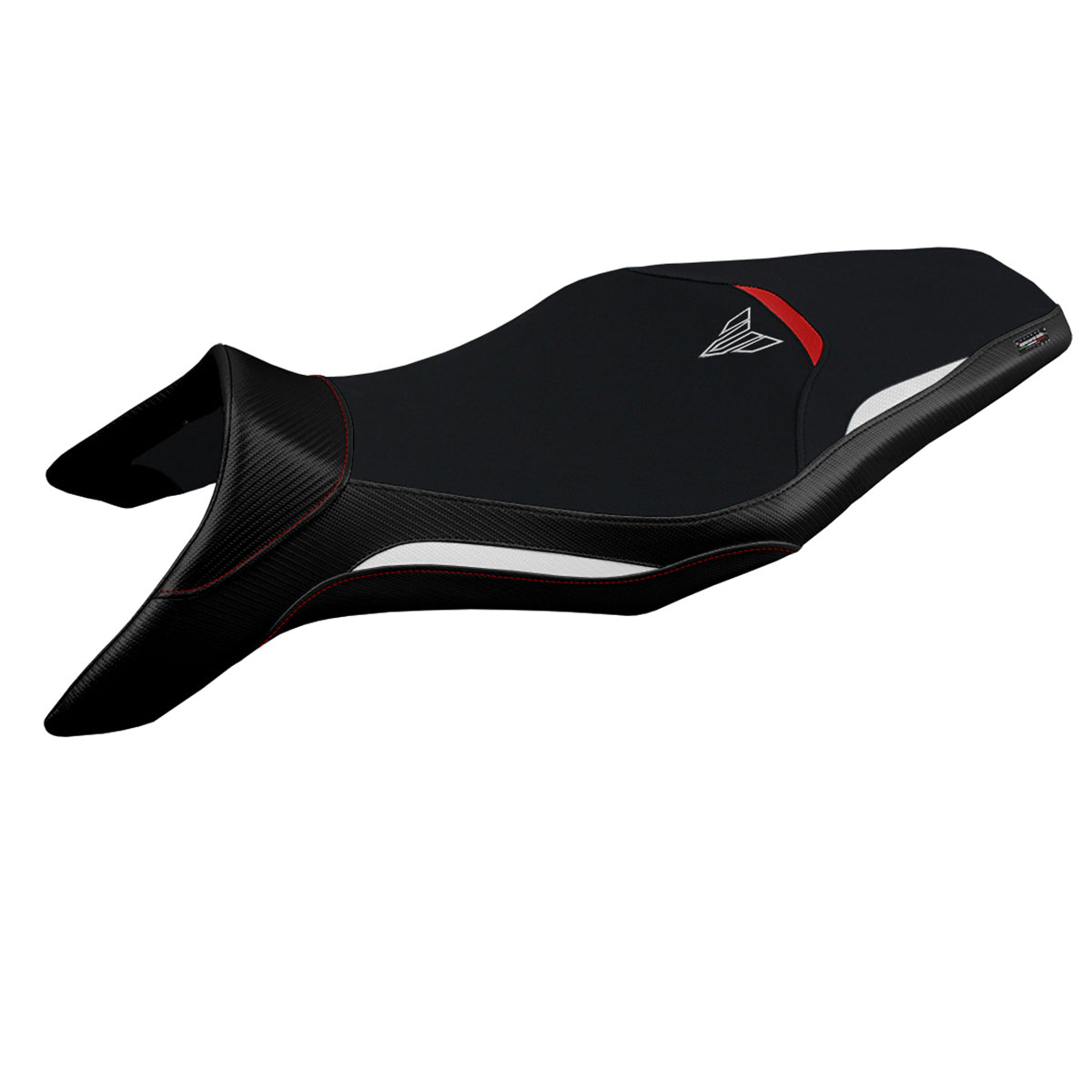 Tappezzeria Italia Yamaha MT-09 FZ09 2013-2020 Seat Cover Comfort in White and Red