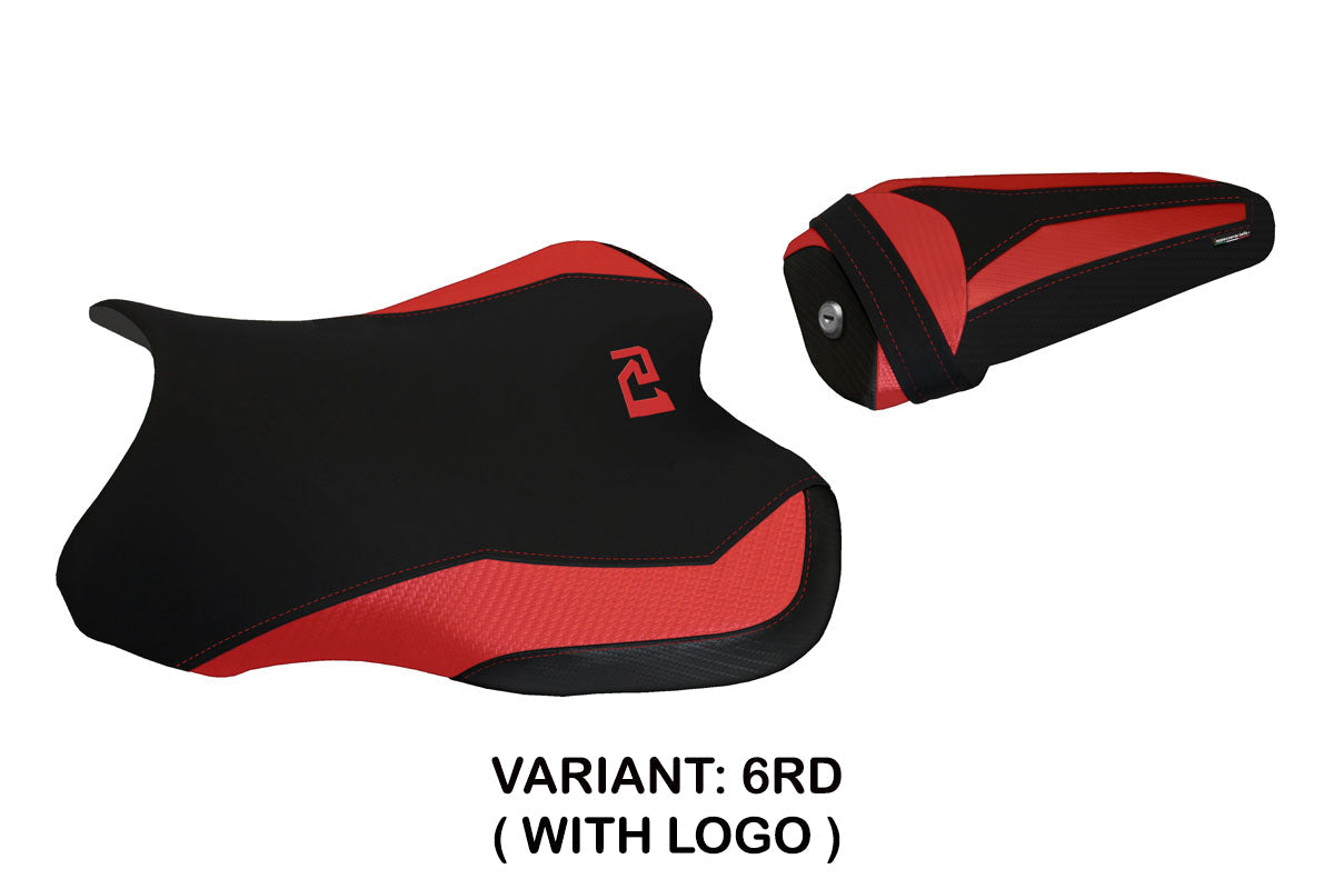 Tappezzeria Italia Yamaha YZF R1 2015-2025 Seat Cover in Red and Black