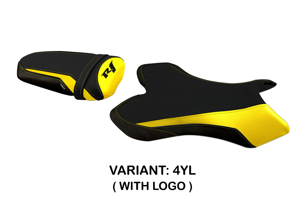 Tappezzeria Italia Yamaha YZF R1 2004-2006 Seat Cover in Yellow and Black