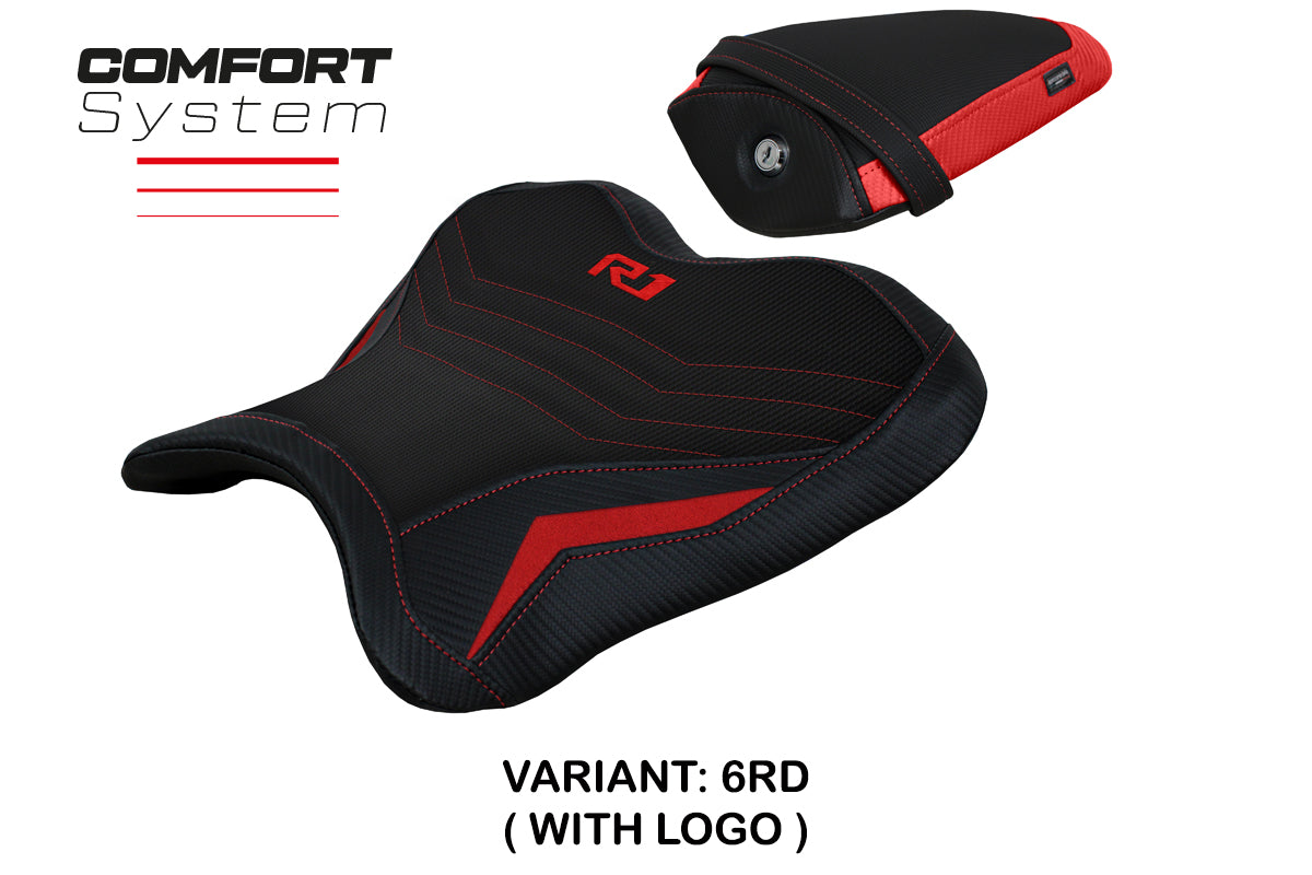 Tappezzeria Italia Yamaha YZF R1 2015-2025 Seat Cover Comfort in Red