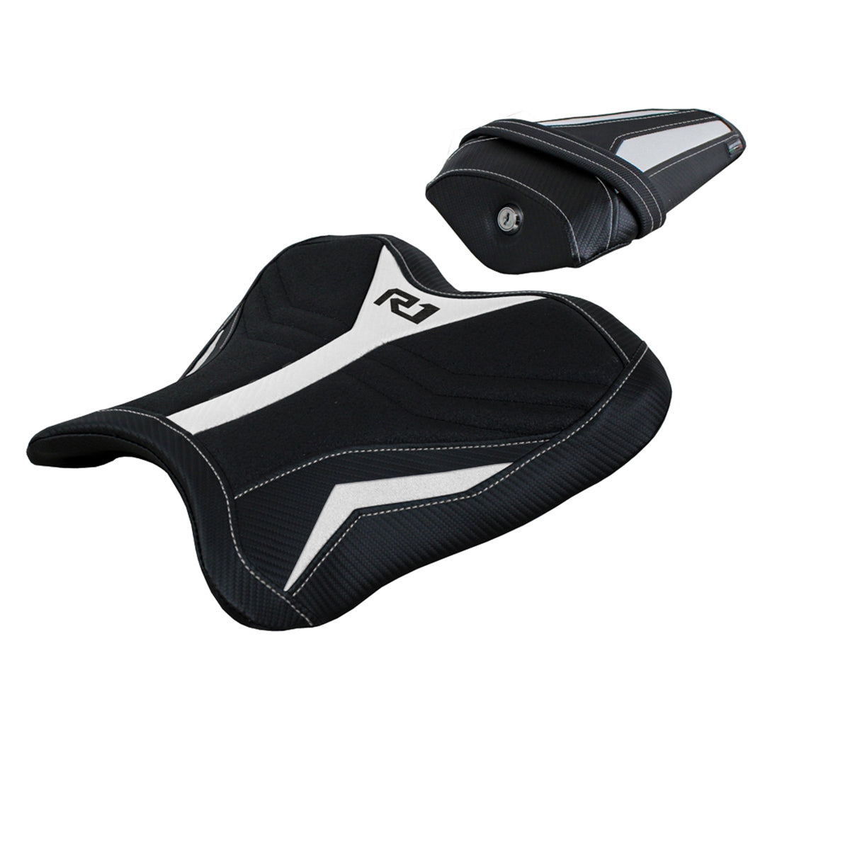 Tappezzeria Italia Yamaha YZF R1 2015-2025 Seat Cover Ultragrip in White