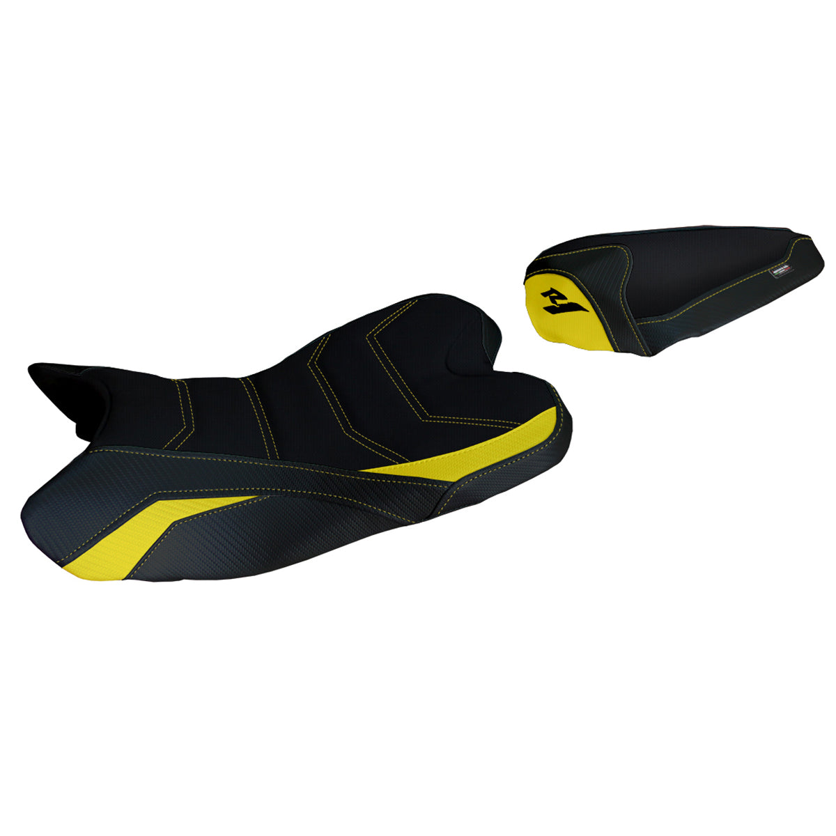 Tappezzeria Italia Yamaha YZF R1 2009-2014 Seat Cover Comfort in Yellow