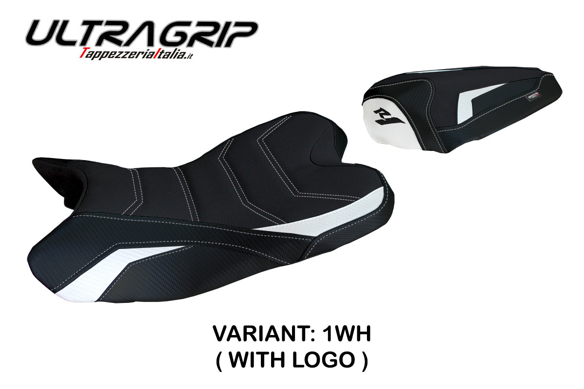 Tappezzeria Italia Yamaha YZF R1 2009-2014 Seat Cover Ultragrip in White