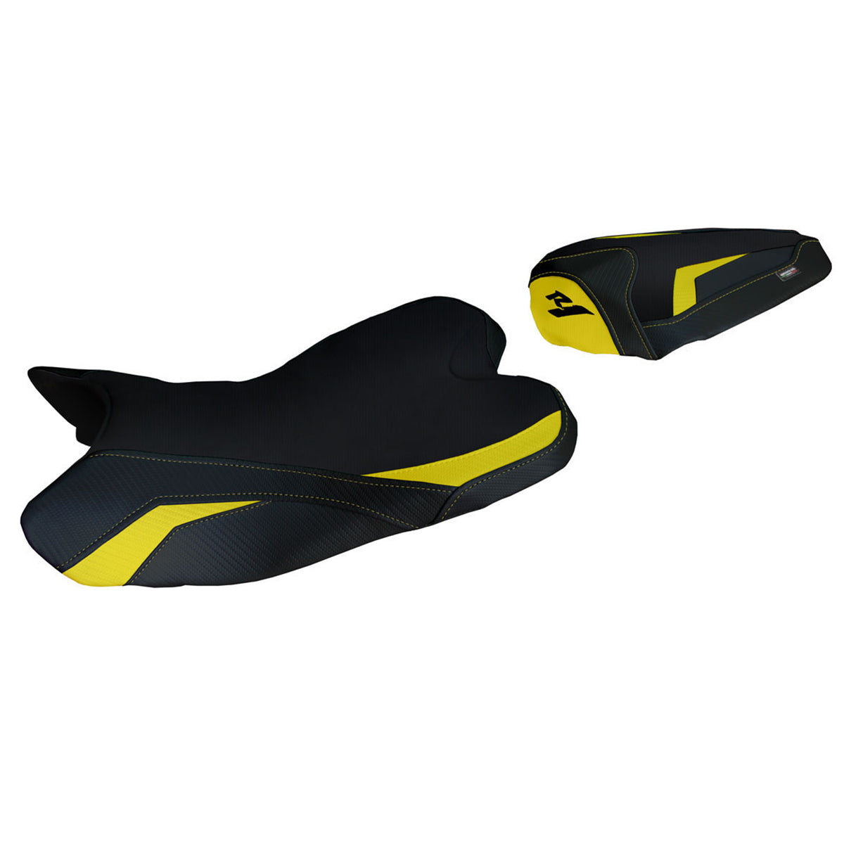 Tappezzeria Italia Yamaha YZF R1 2009-2014 Seat Cover in Yellow and Black