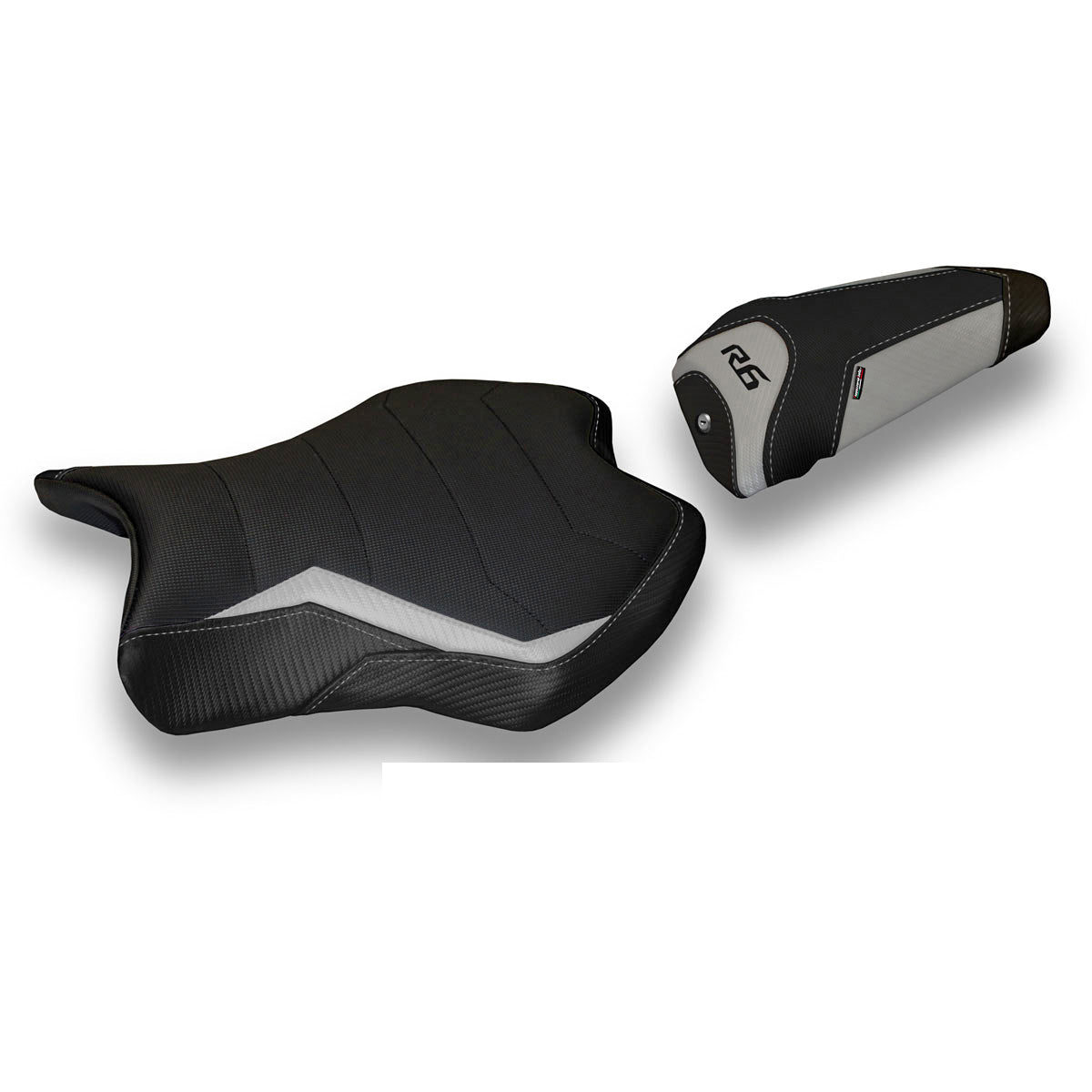 Tappezzeria Italia Yamaha YZF R6 2017-2025 Seat Cover Comfort in Silver