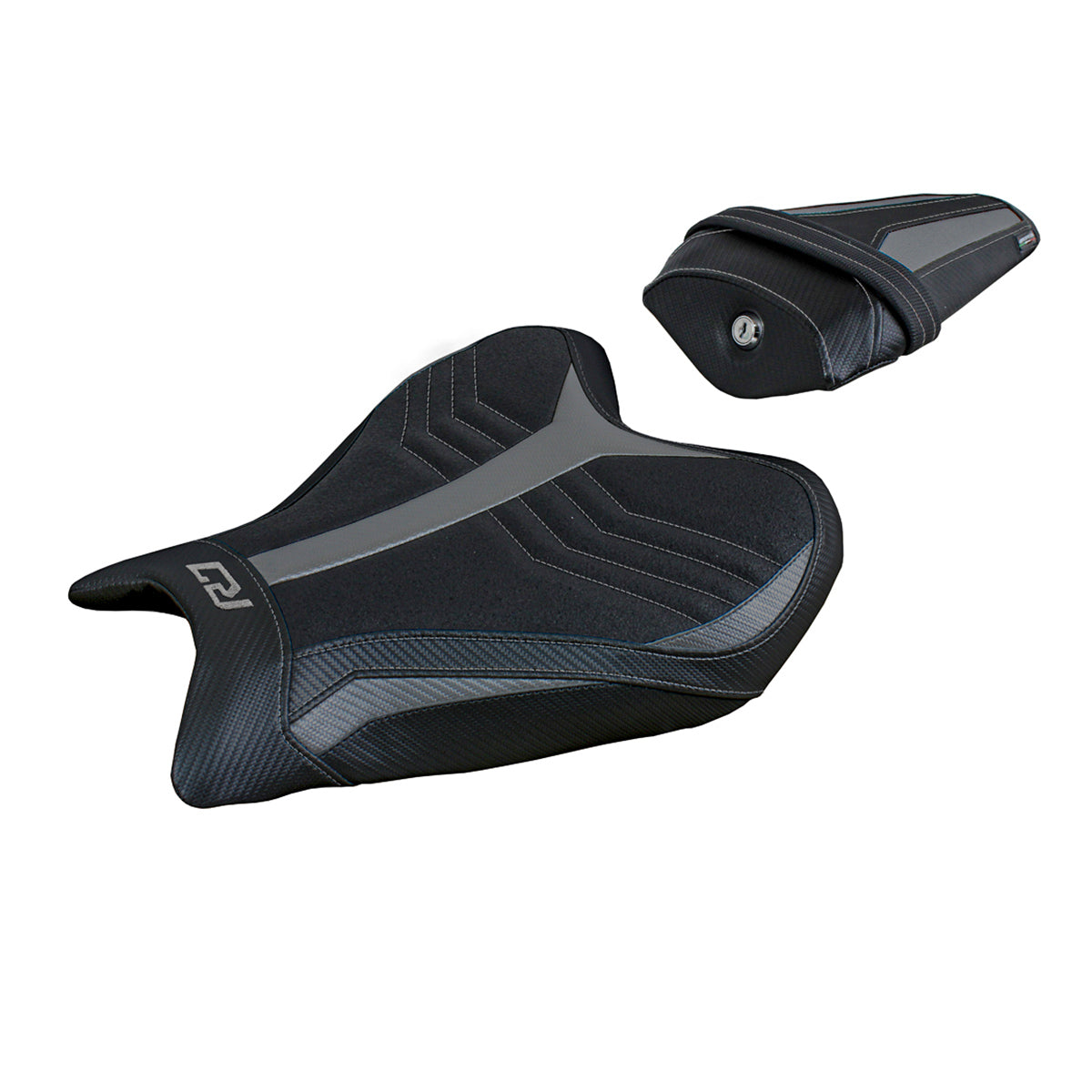 Tappezzeria Italia Yamaha YZF R7 2021-2025 Seat Cover Ultragrip in Grey and Black
