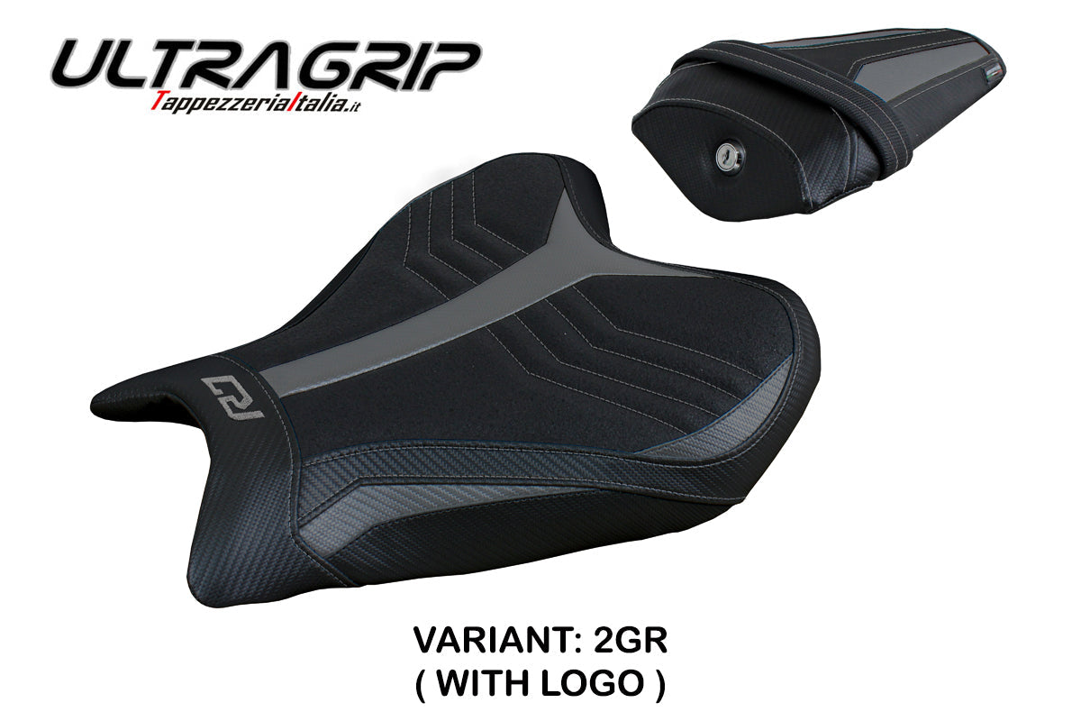 Tappezzeria Italia Yamaha YZF R7 2021-2025 Seat Cover Ultragrip in Grey and Black
