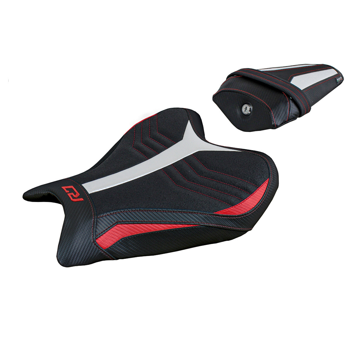 Tappezzeria Italia Yamaha YZF R7 2021-2025 Seat Cover Ultragrip in Red, White and Black SE