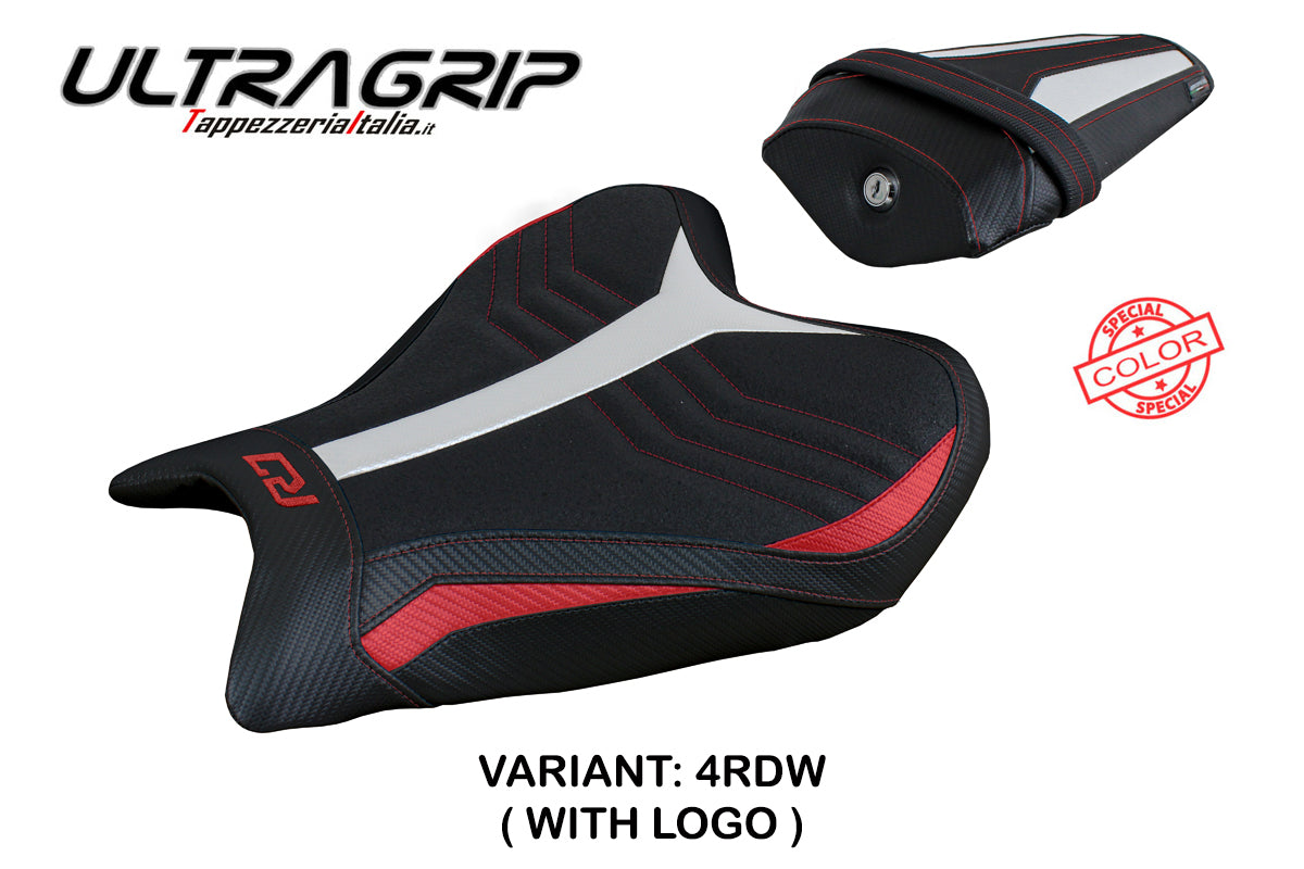 Tappezzeria Italia Yamaha YZF R7 2021-2025 Seat Cover Ultragrip in Red, White and Black SE